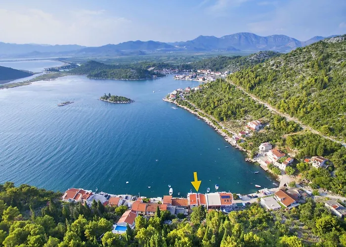 Tiho & Jelena- One Bedroom With Balcony And Sea View Maestral Apartment Blace